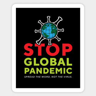 Stop Global Pandemic Sticker